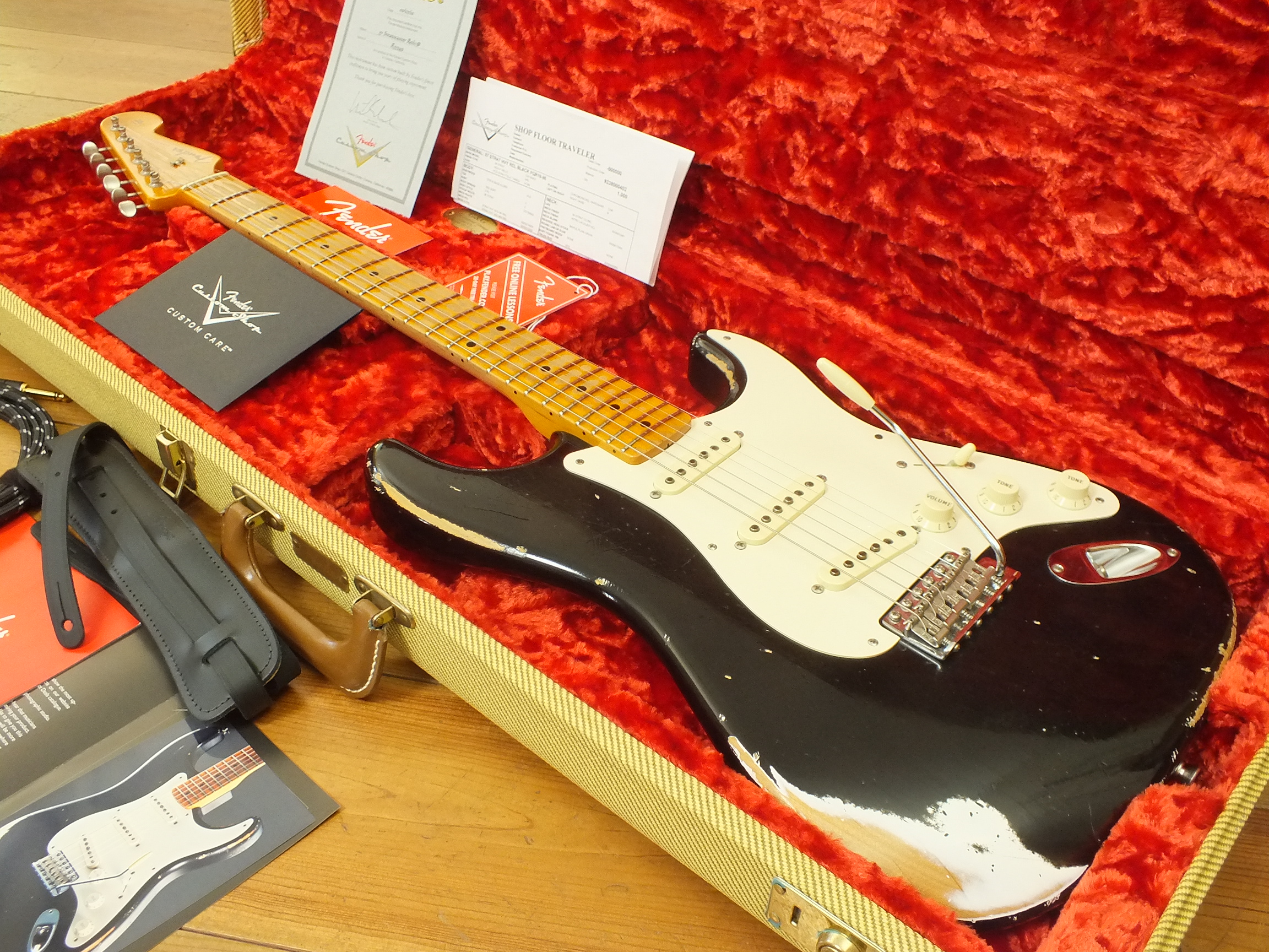 Fender Stratocaster 57 Heavy Relic Black Custom Shop 2010