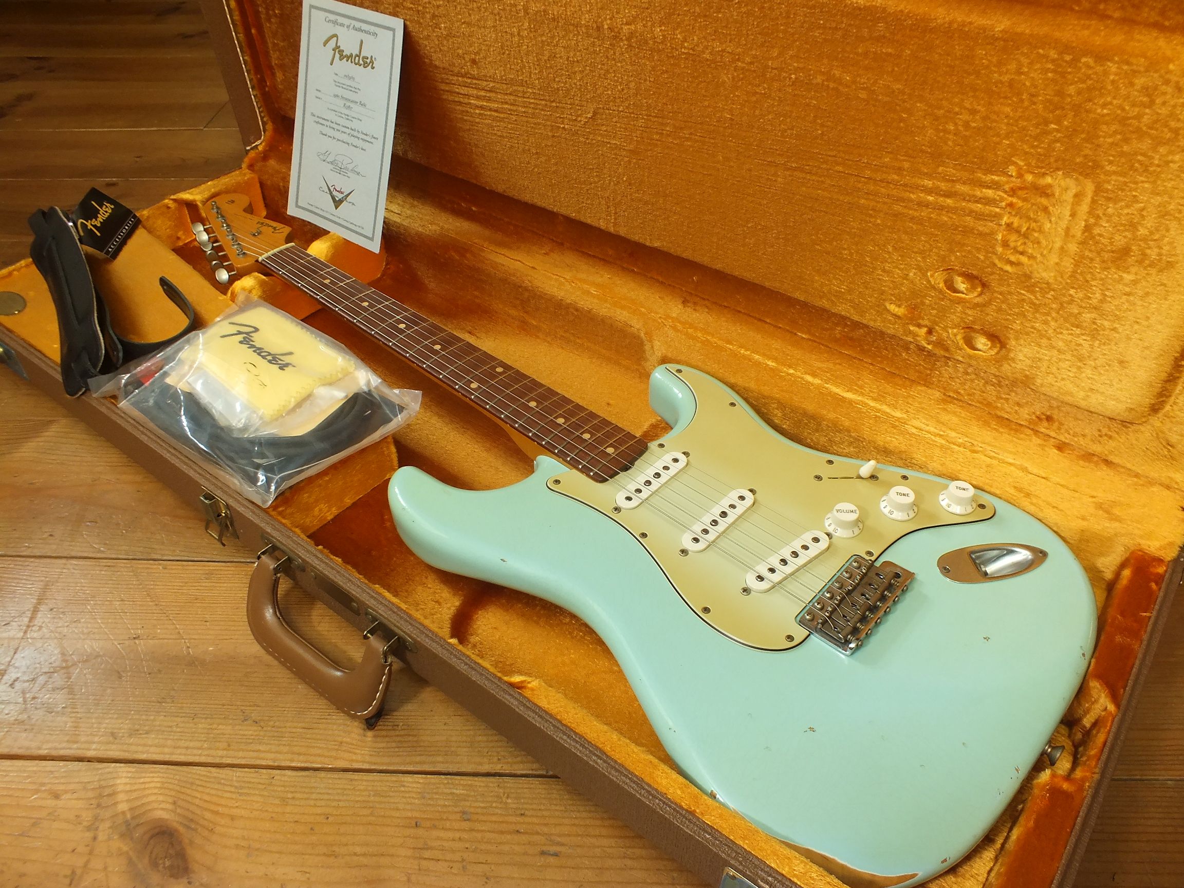 Fender Stratocaster 1960 Relic Surf Green Custom Shop 2003