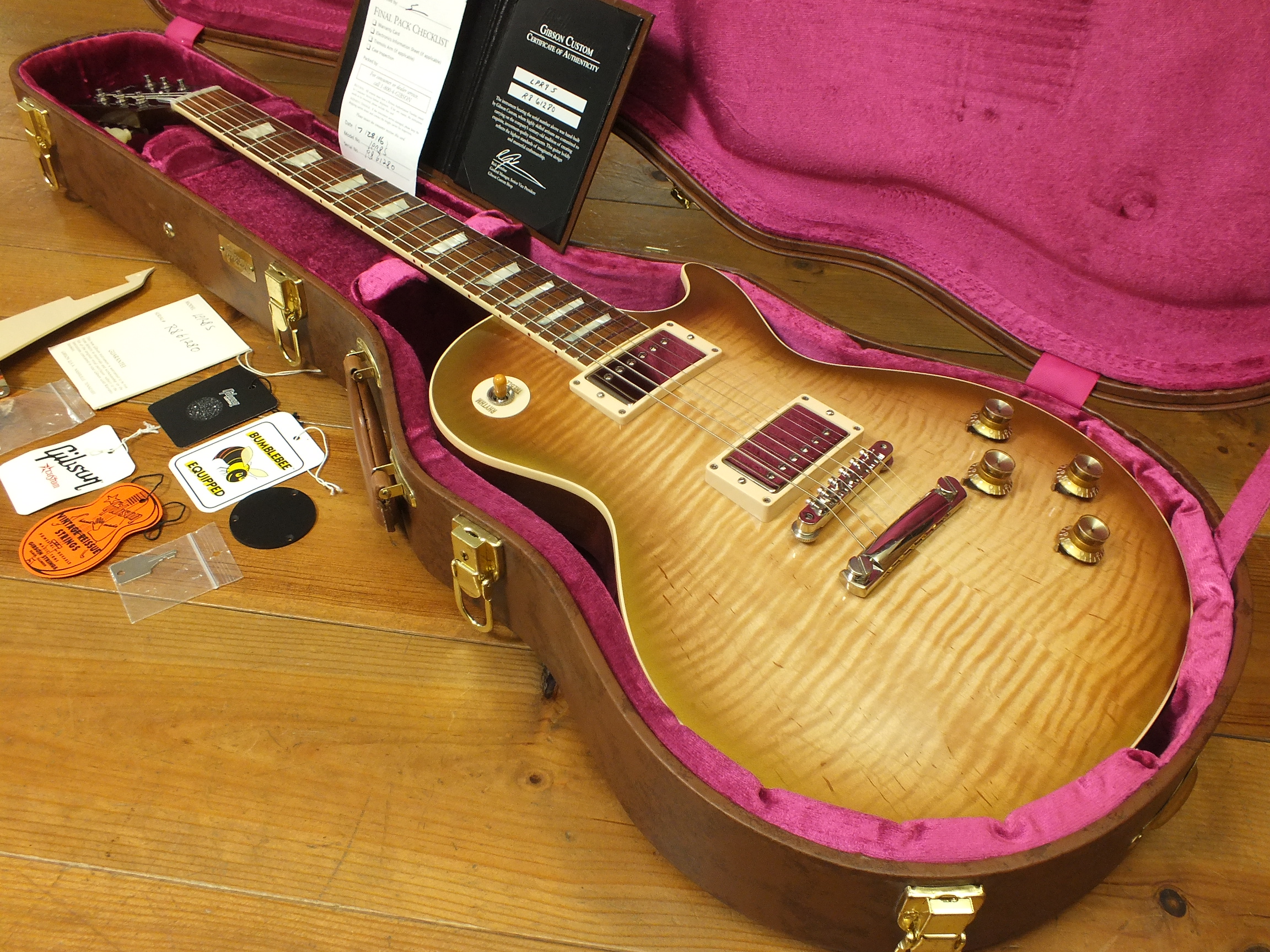 Gibson Les Paul Custom Shop R8 1958 Fool's Gold LTD Historic 2016