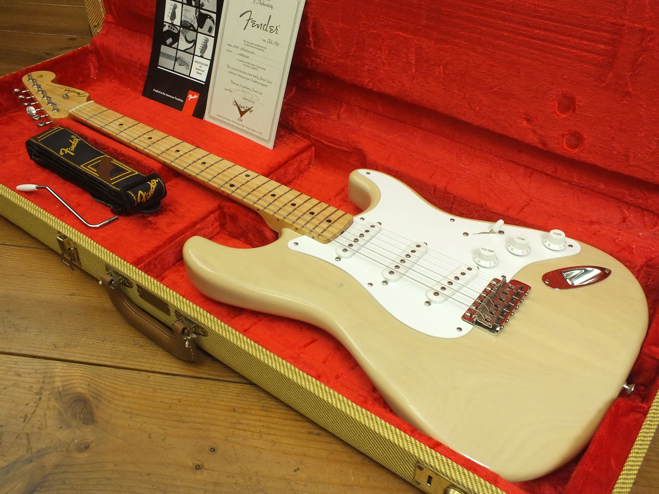Fender Stratocaster 1954 Reissue Blonde Custom Shop 1995 * John Page Ära
