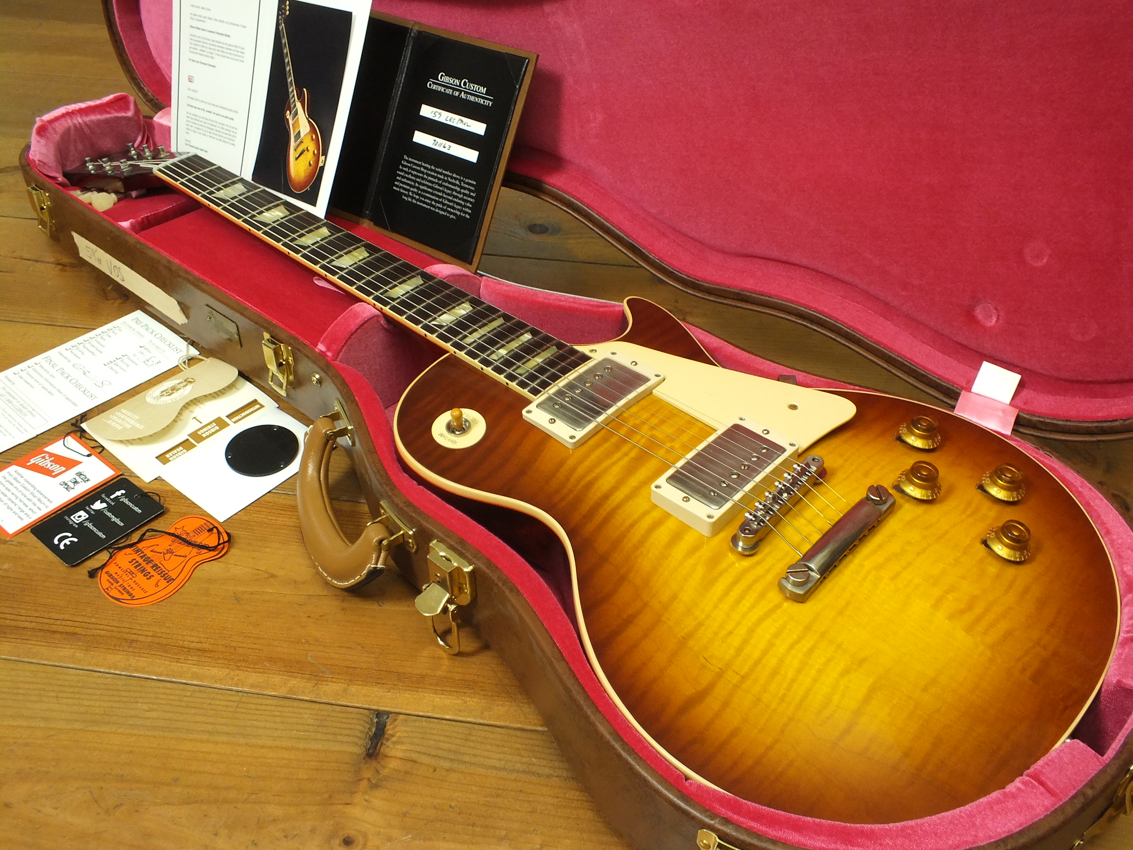 Gibson Les Paul Standard 1959 Iced Tea Burst VOS Custom Shop 2020
