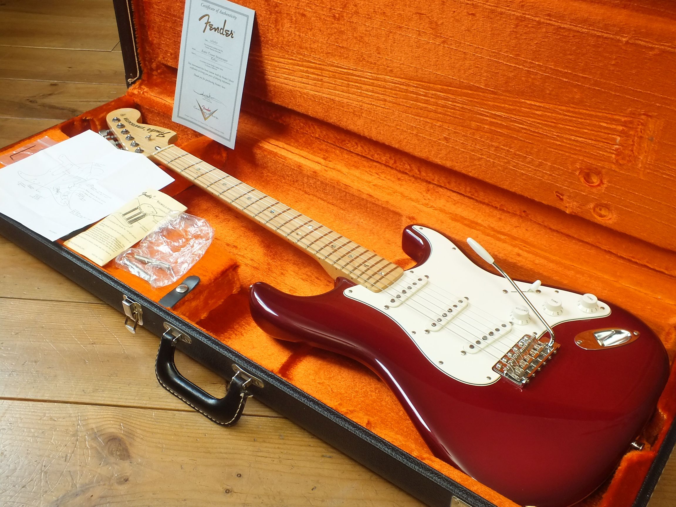 Fender Stratocaster Robin Trower Signature Midnight Wine Burst Custom Shop 2007