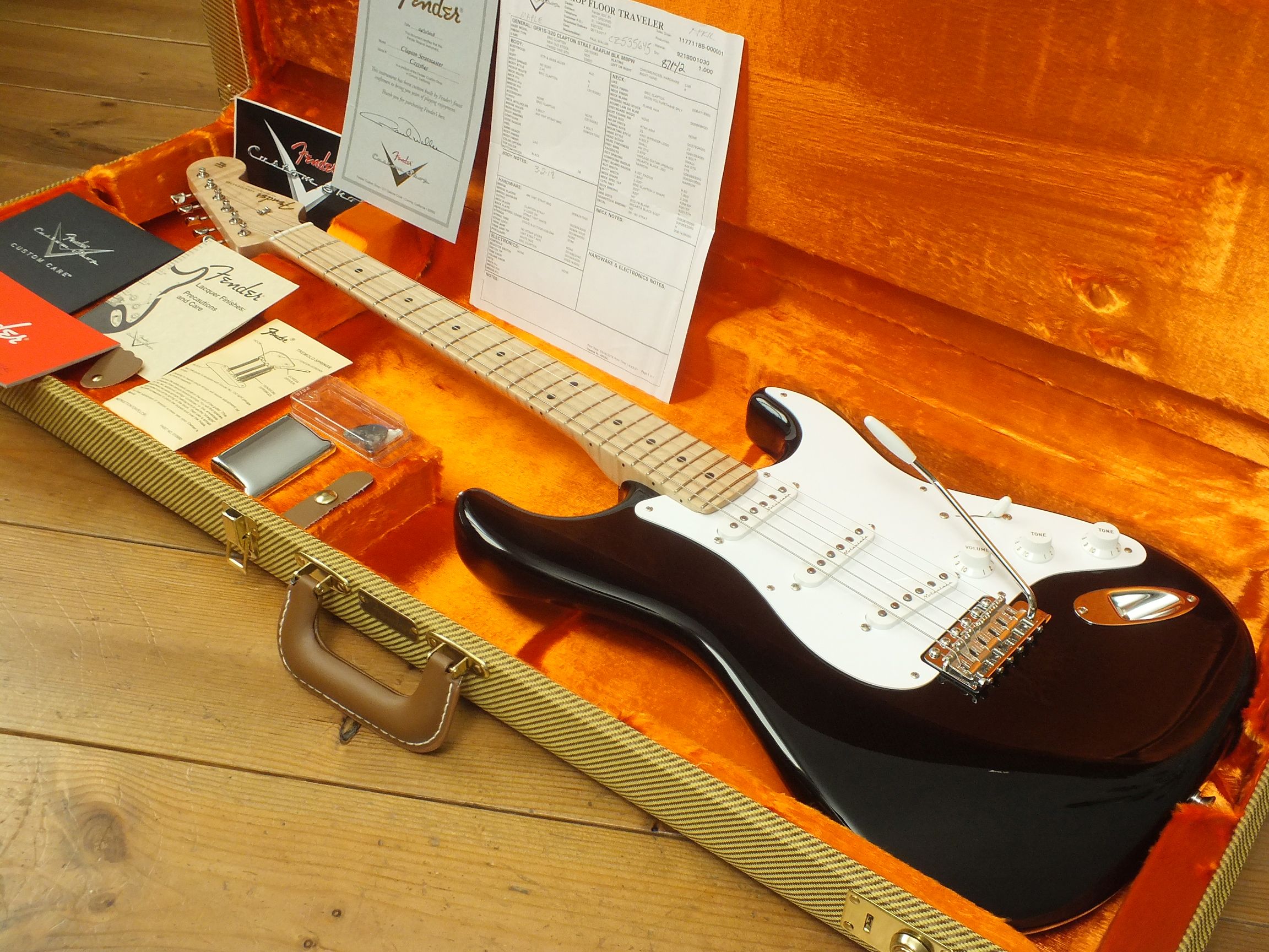 Fender Stratocaster Eric Clapton Blackie Custom Shop Masterbuilt by Paul Waller 2018