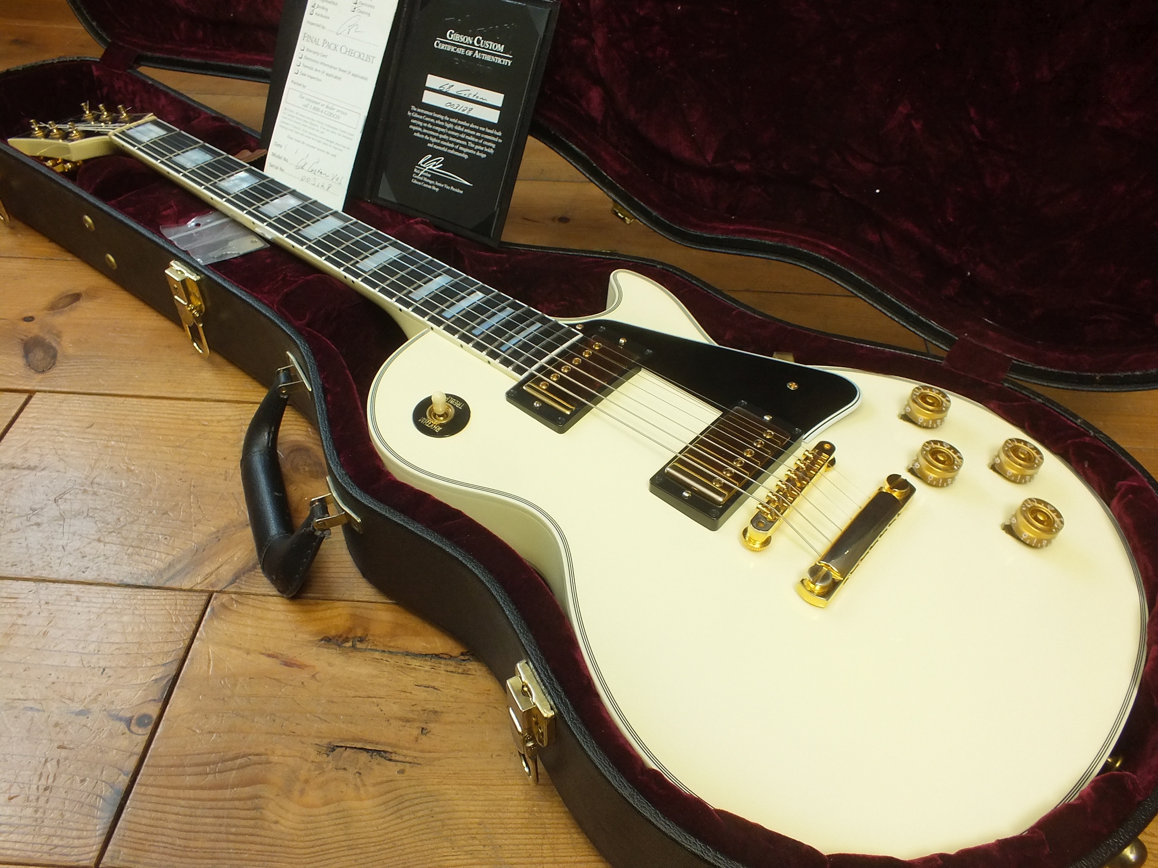 Gibson Les Paul Custom Custom Shop ’68 VOS Polaris White 2010
