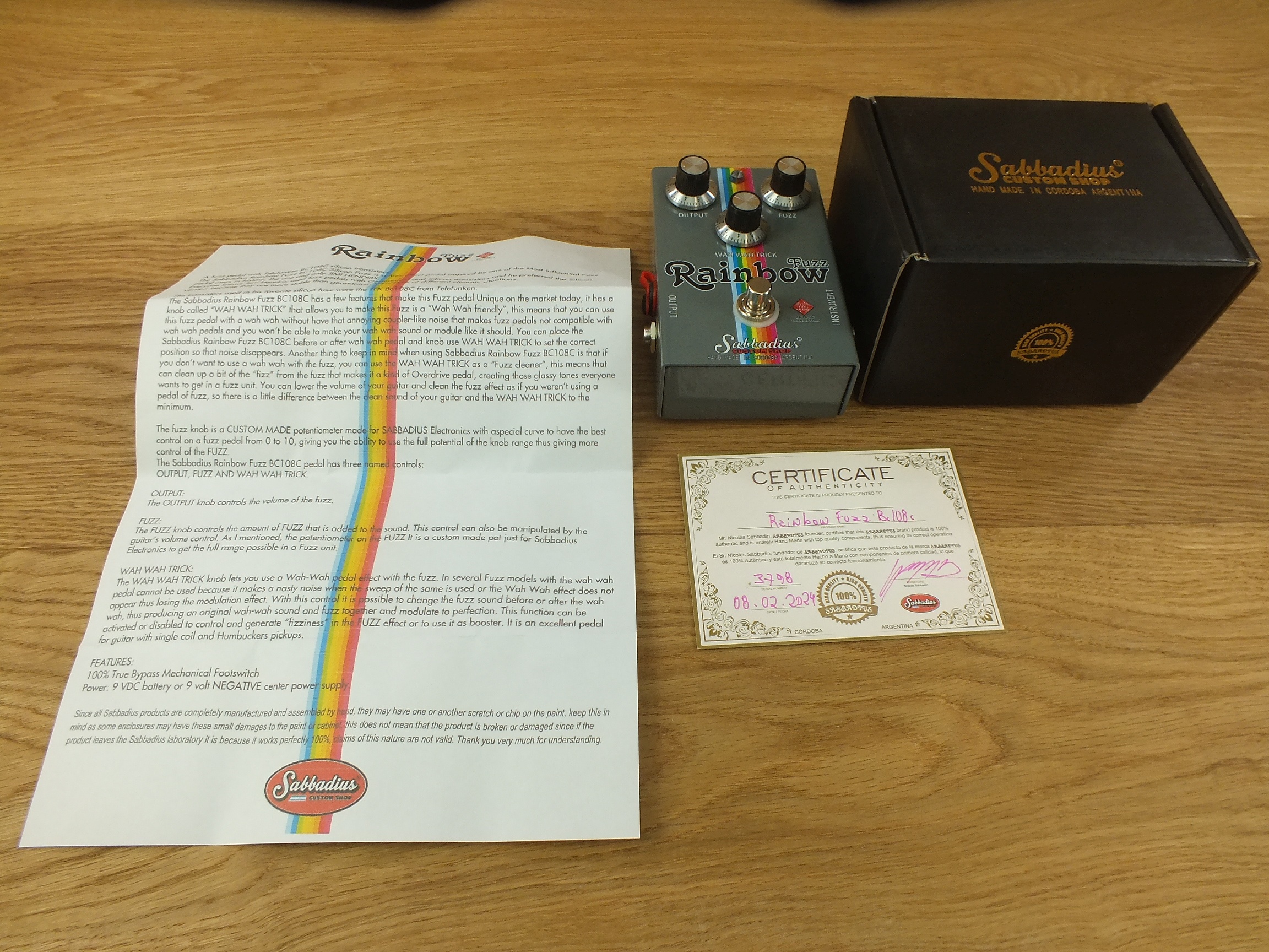 Sabbadius Custom Shop Rainbow Fuzz