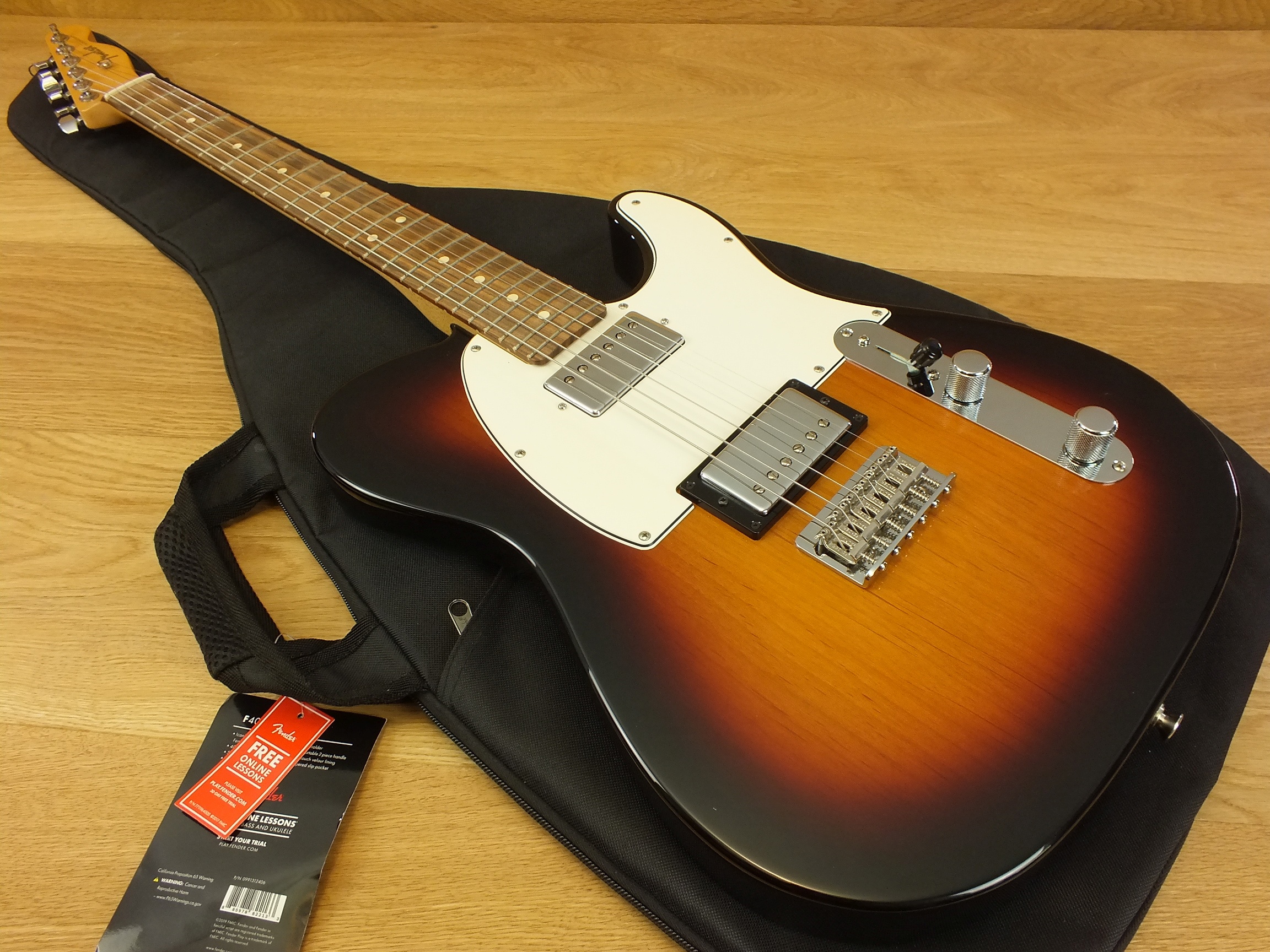Fender Telecaster Player HH PF Threetone Sunburst 2019
