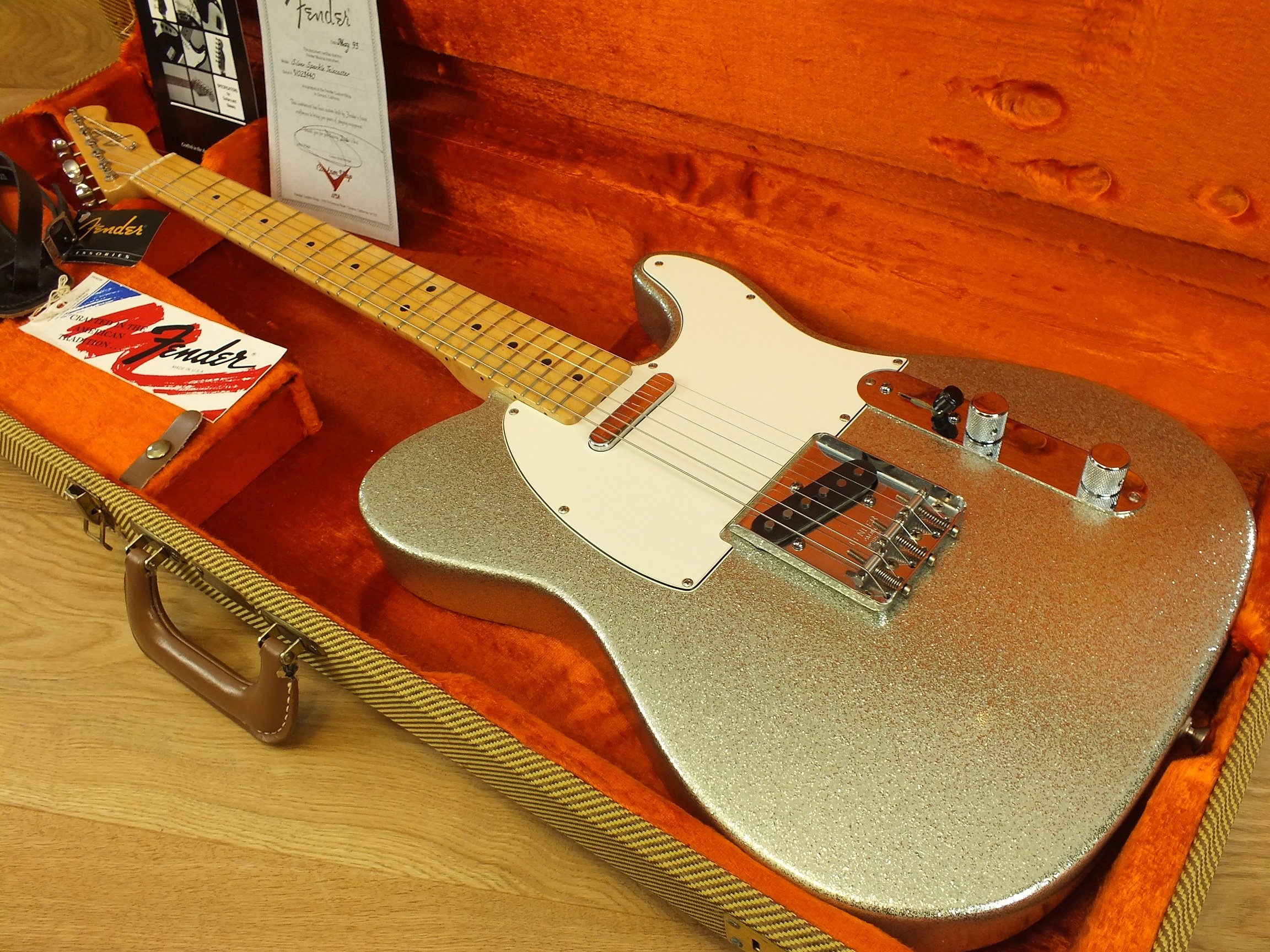 Fender Telecaster Silver Sparkle Custom Shop John Page Ära 1993